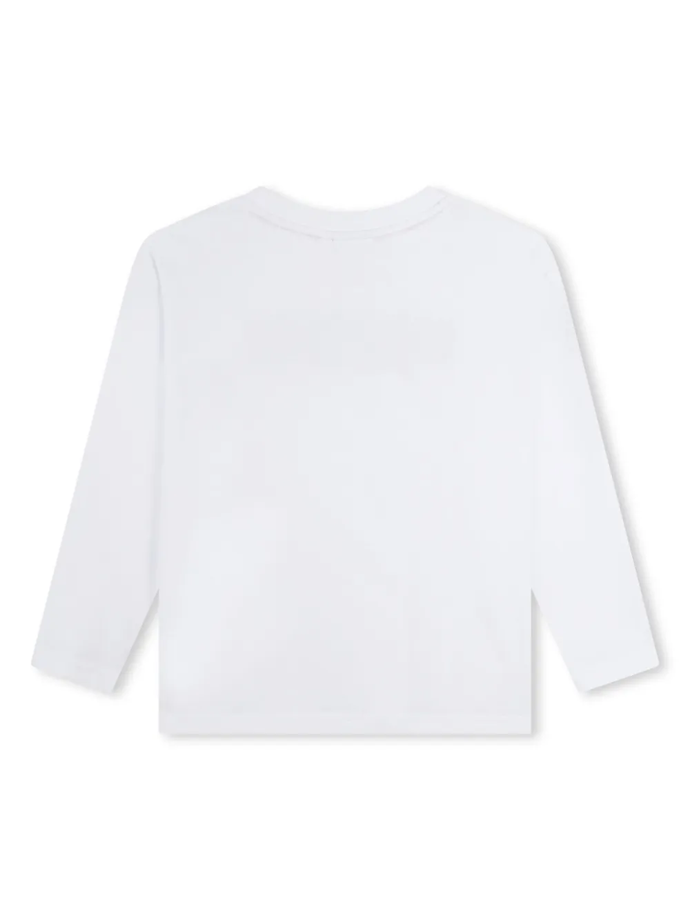 hugokids HUGO KIDS T-shirt van biologisch katoen met logoprint - Wit