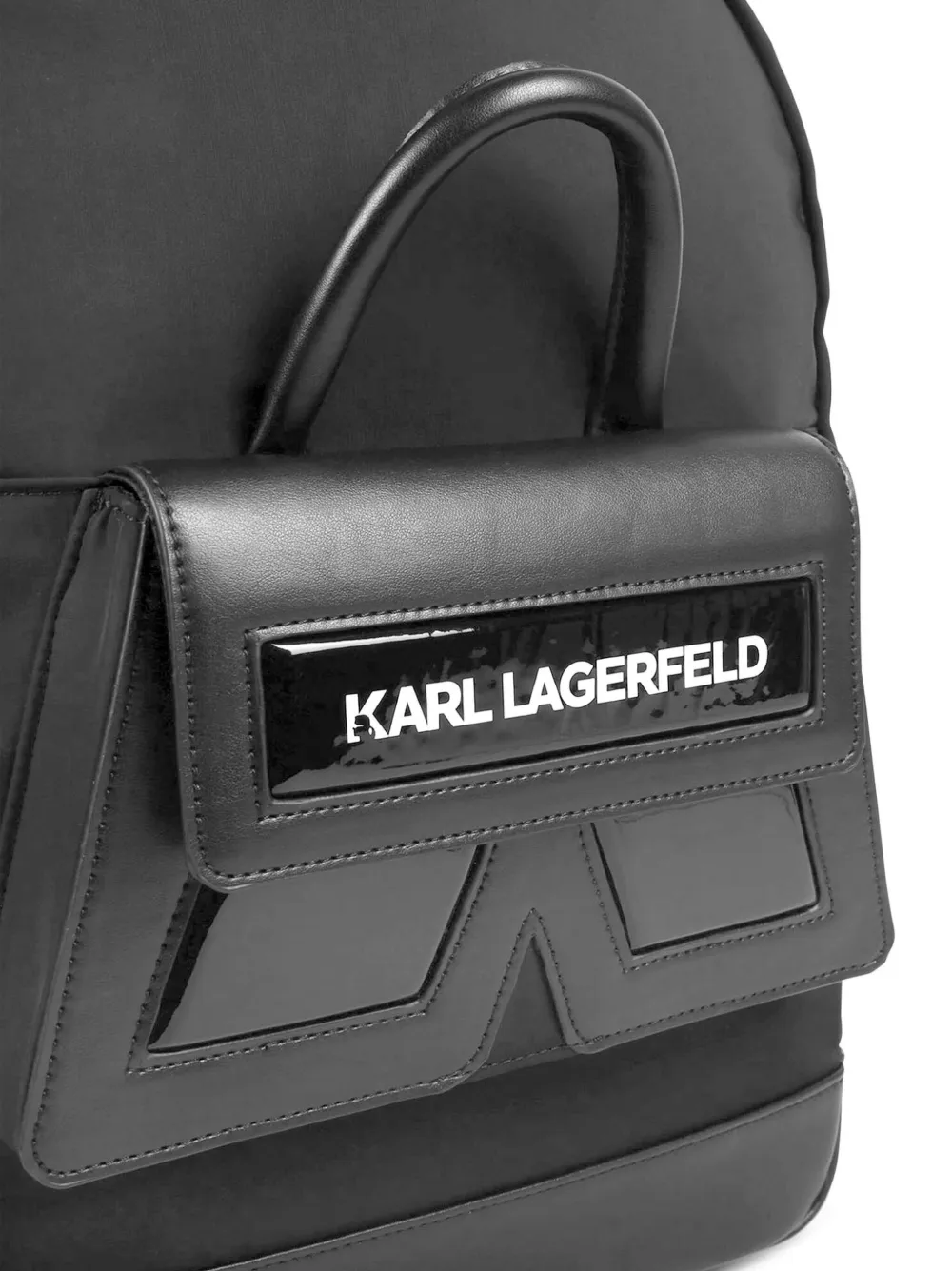 Karl Lagerfeld Kids Rugzak met logoprint Zwart