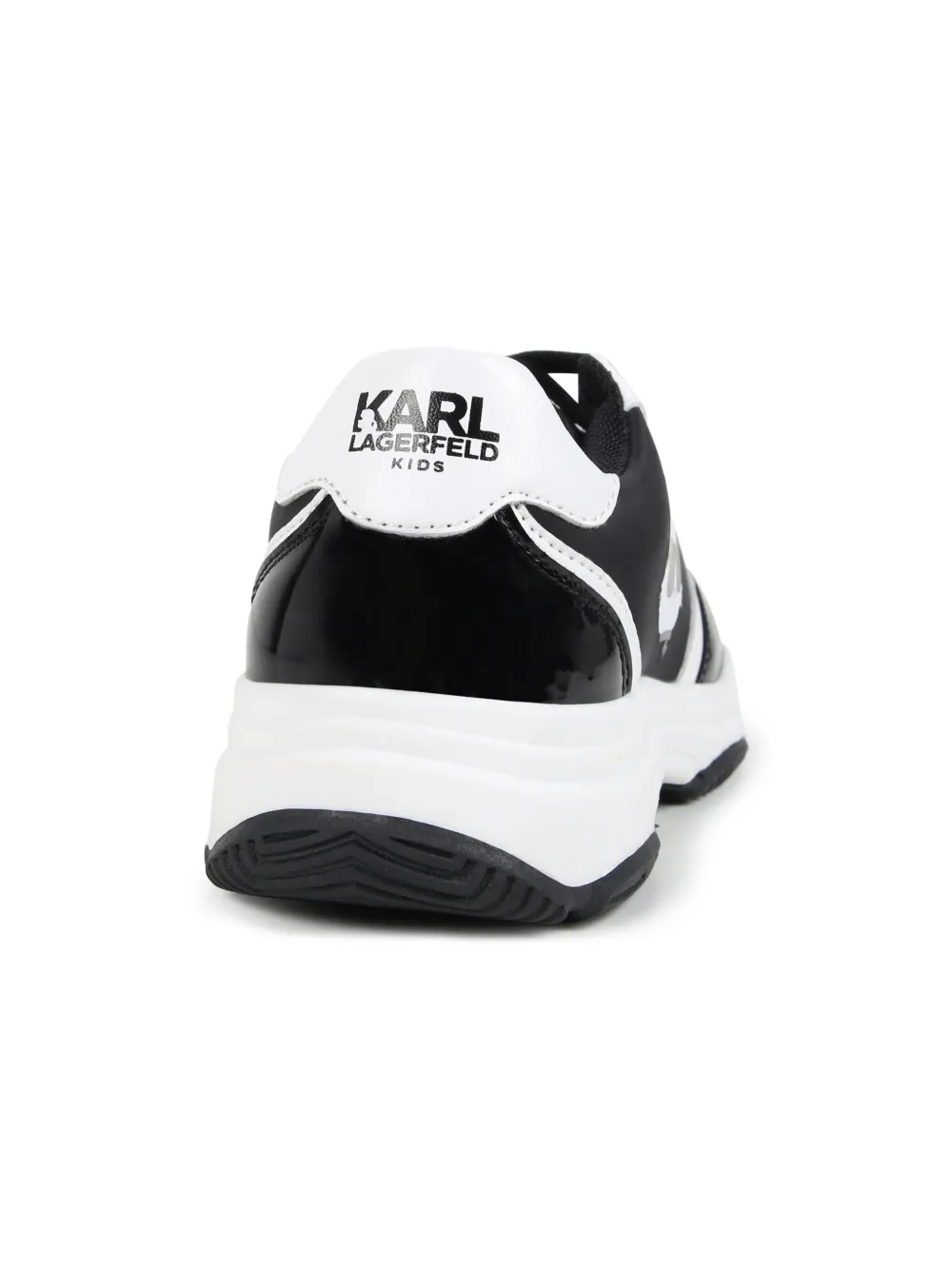 Karl Lagerfeld Kids Ikon sneakers met veters Zwart