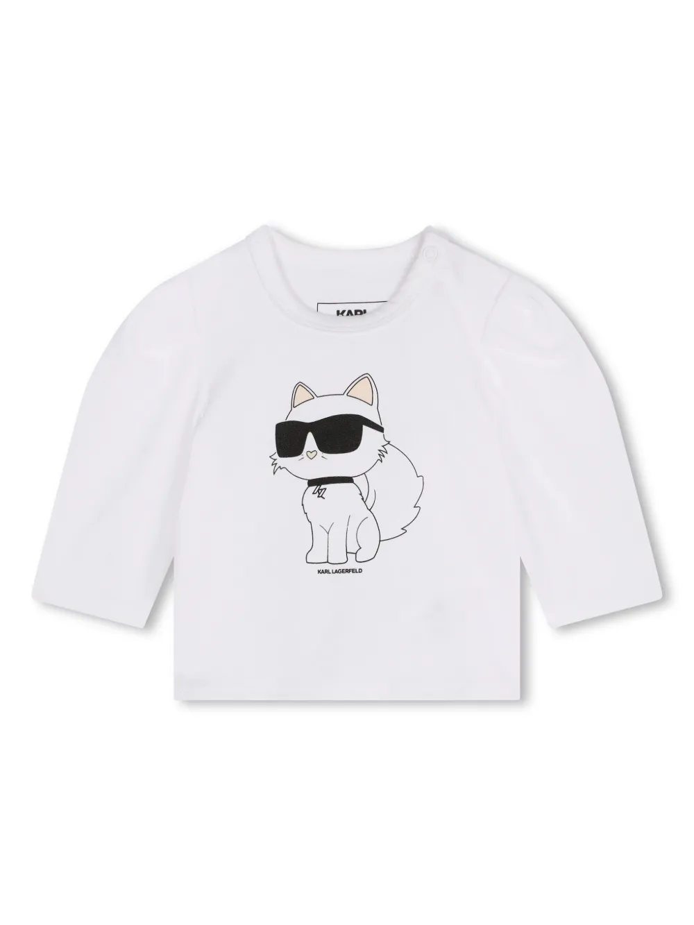 Karl Lagerfeld Kids Set T-shirt e leggings | Pantaloni svasati | Image 3