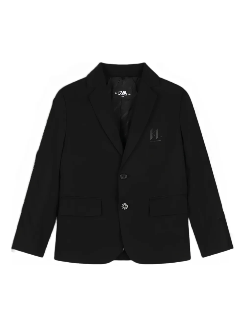 Karl Lagerfeld Kids single-breasted blazer - Nero
