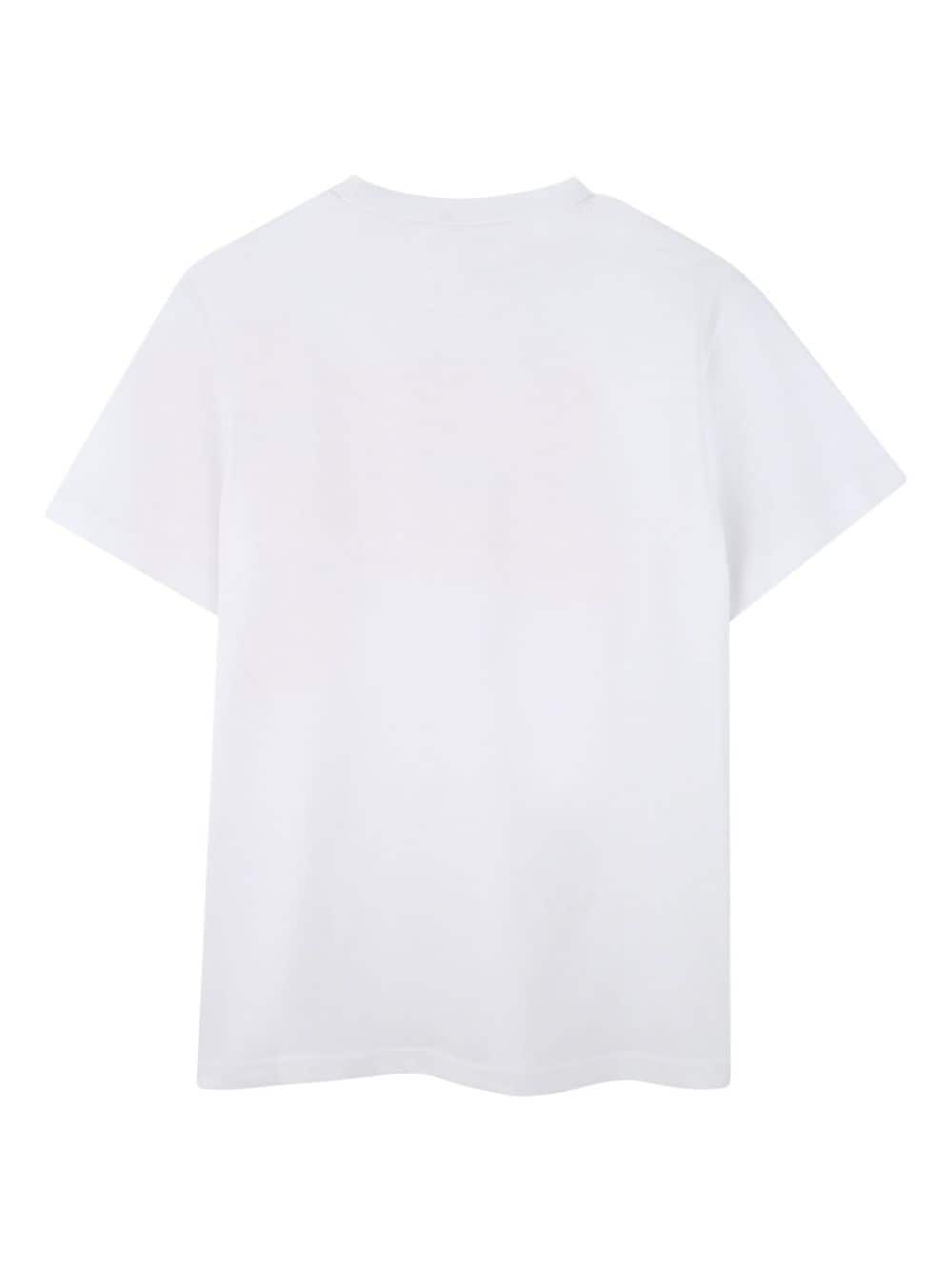 Shop Hugo Logo-print T-shirt In White