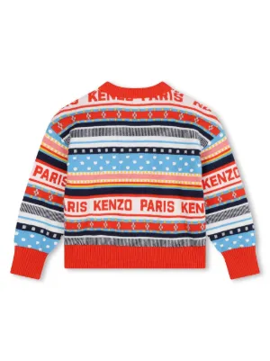 Kenzo Kids Girls Jumpers Knitwear Shop Designer Kidswear on FARFETCH