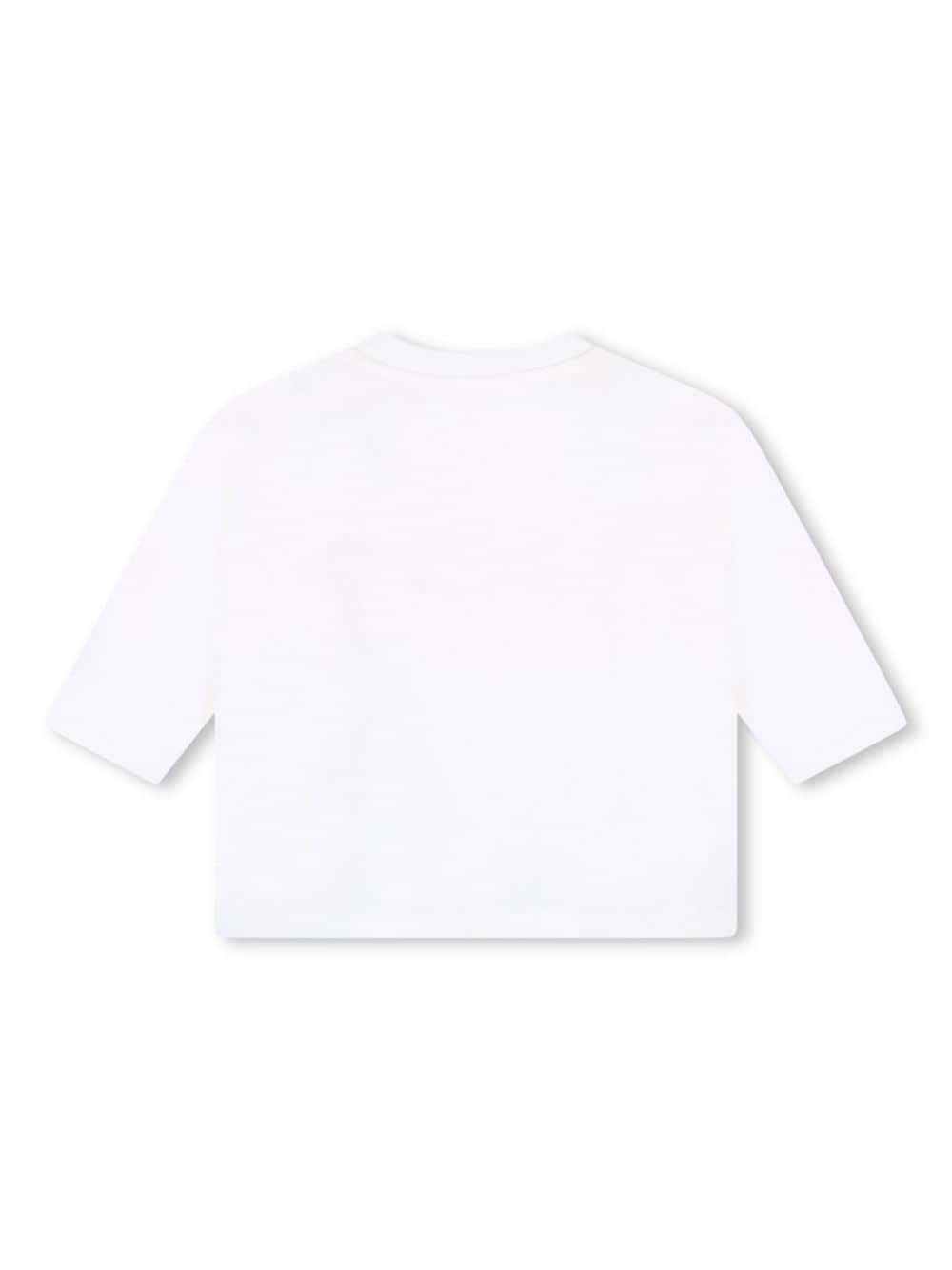 Shop Kenzo Logo-print Organic Cotton T-shirt In White