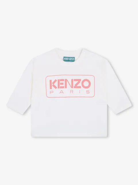 Kenzo Kids t-shirt en coton biologique à logo imprimé