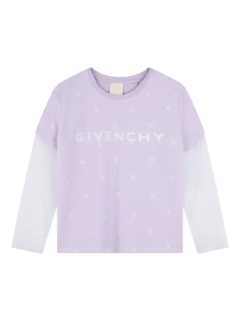 Givenchy Kids 4G-embroidered T-shirt