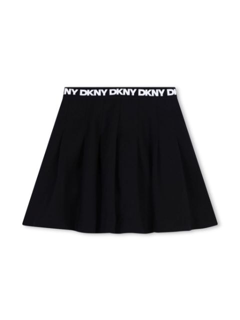 Dkny Kids logo-waistband A-line miniskirt