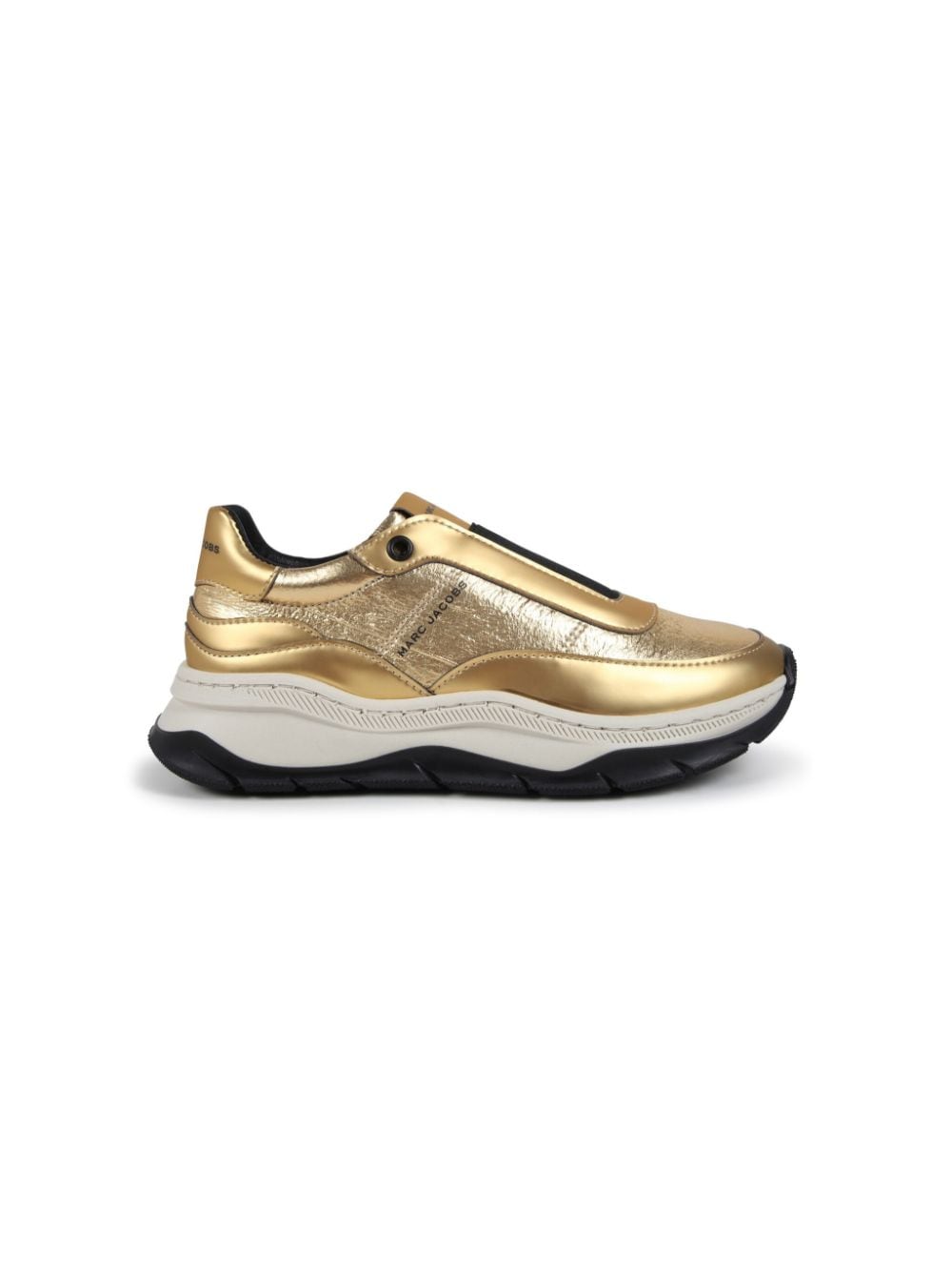 Marc Jacobs Kids Slip-on sneakers met logoprint - Goud