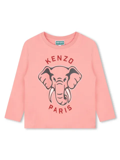 Kenzo Kids Elephant Varsity Jungle sweatshirt 