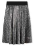 Dkny Kids metallic-effect skirt - Silver