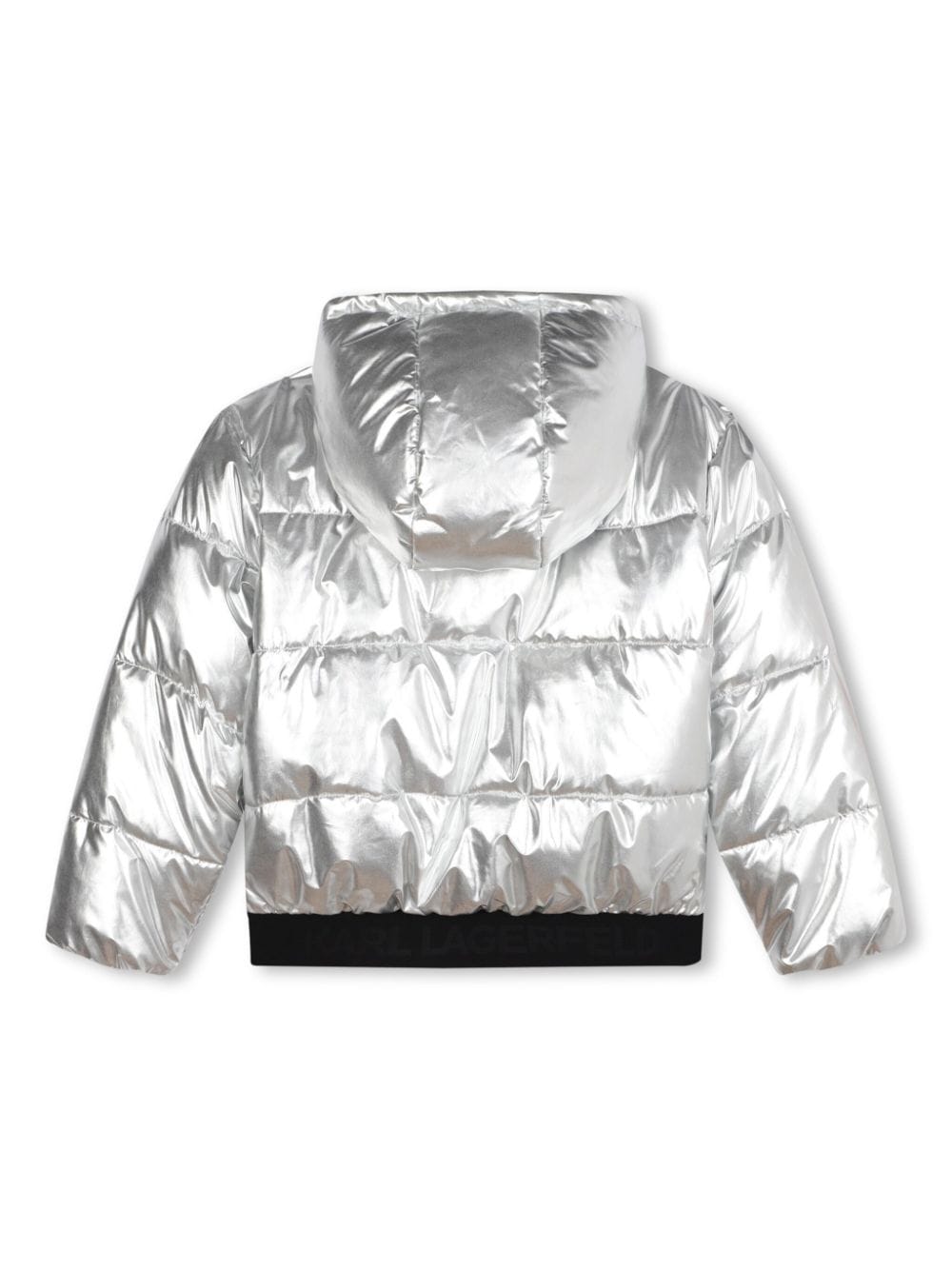 Karl Lagerfeld Kids Jack met logopatch - Zilver