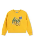 Kenzo Kids graphic-print sweatshirt - Yellow