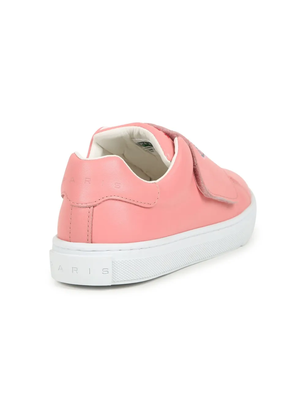 Kenzo Kids Elephant-embroidered sneakers Pink
