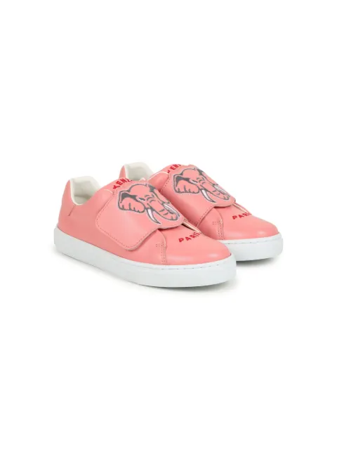 Kenzo Kids Elephant-embroidered sneakers