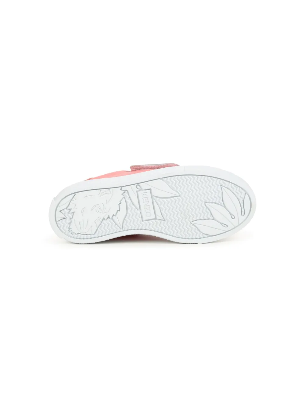 Kenzo Kids Elephant-embroidered sneakers Pink