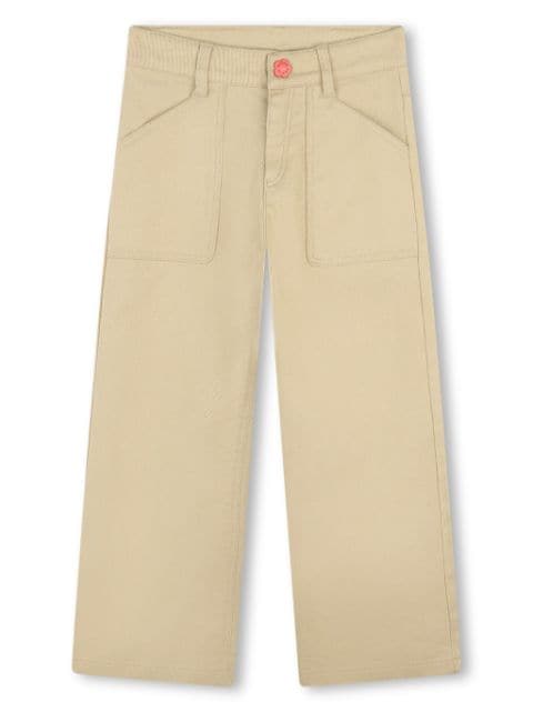 Kenzo Kids cotton twill trousers