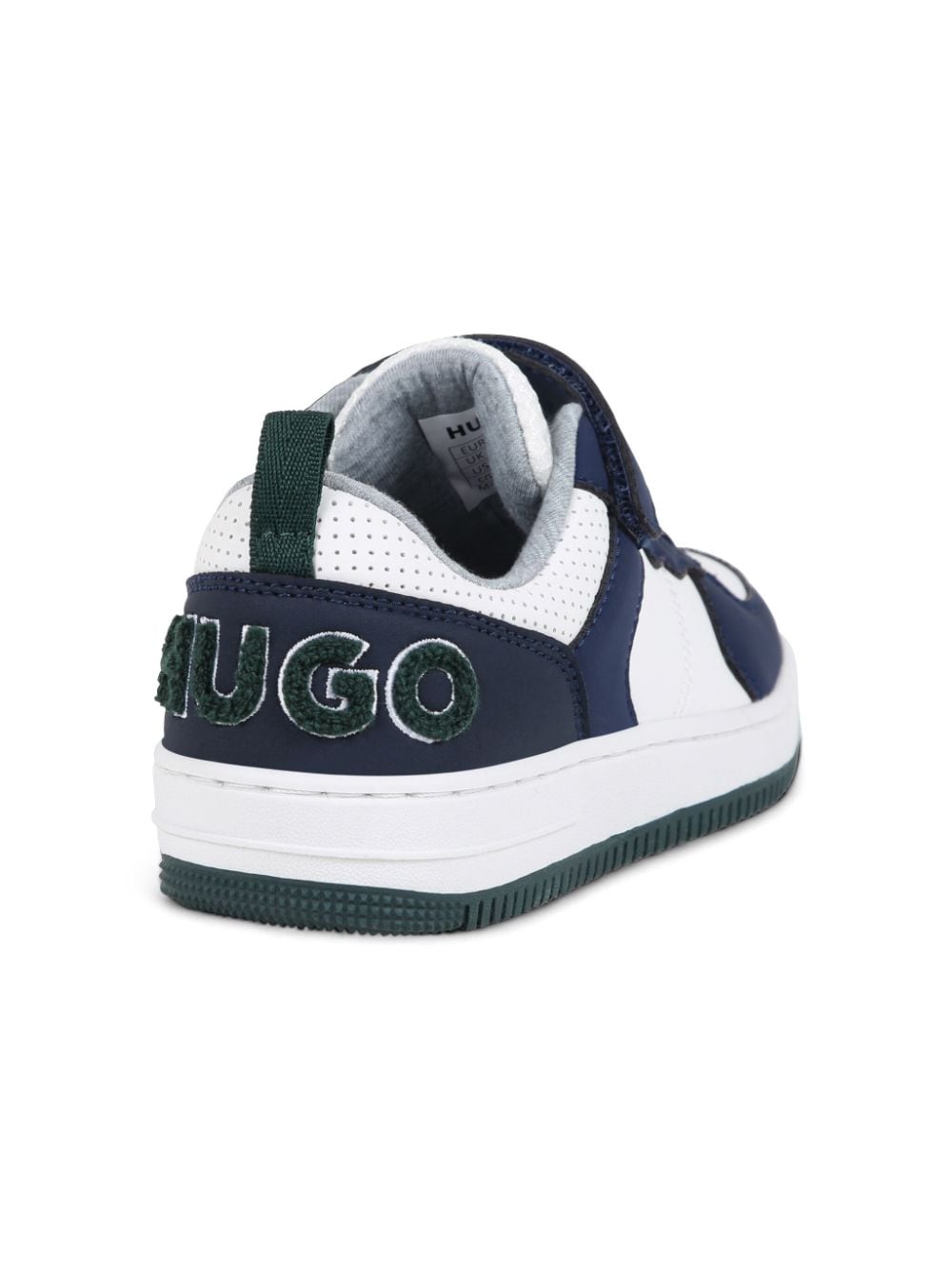 HUGO KIDS logo-patch sneakers White