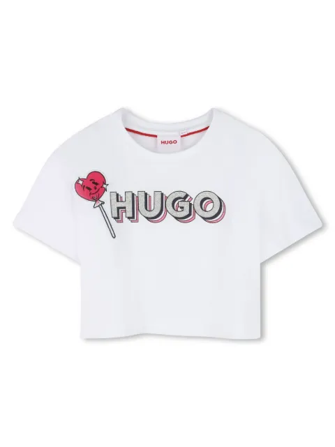 HUGO KIDS playera con logo estampado