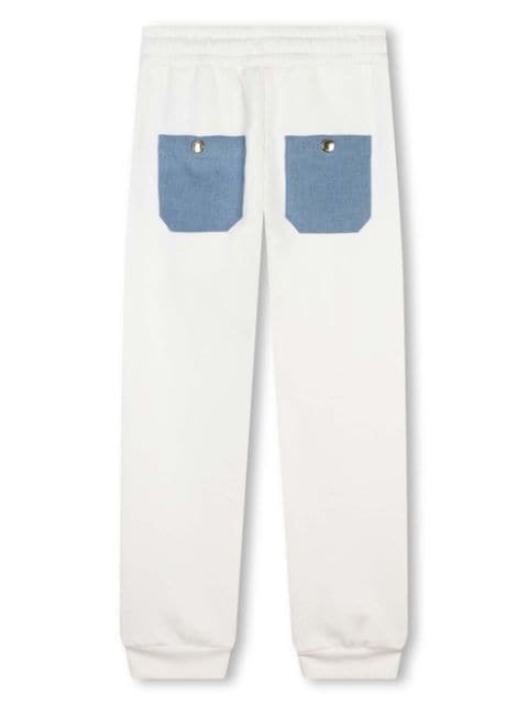 pocket-detail cotton track pants