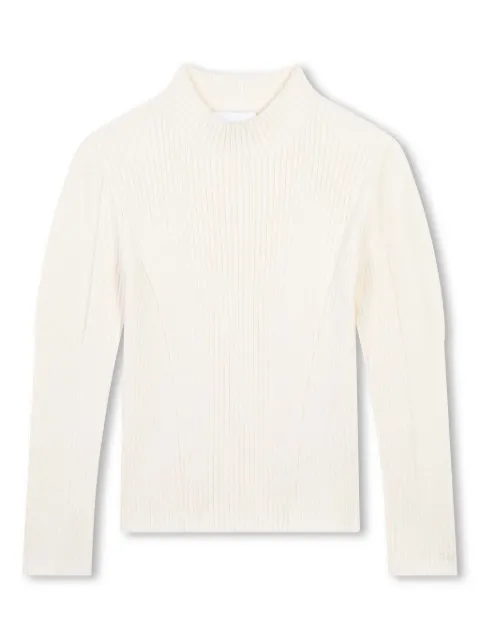 Chloé Kids roll-neck knitted jumper