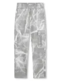 Givenchy Kids lightning-print cotton track pants - Grey