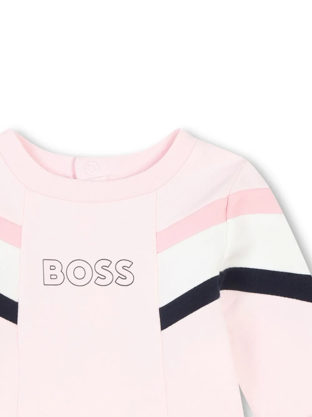 BOSS Kidswear Jurk met logoprint Roze