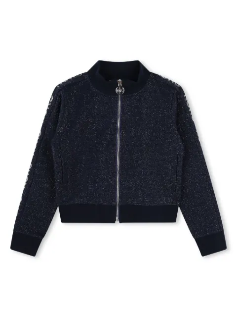 Michael Kors Kids logo-embellished zip-up sweatshirt