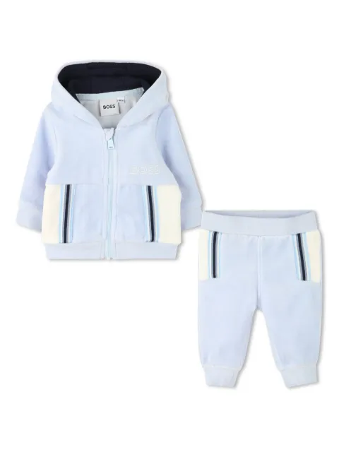 BOSS Kidswear velvet tracksuit