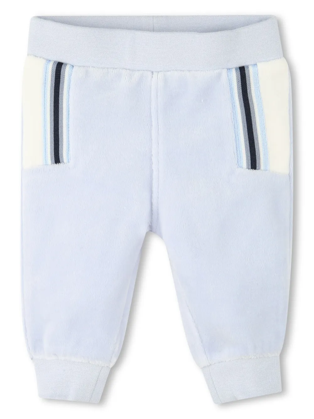 BOSS Kidswear Fluwelen trainingspak Blauw