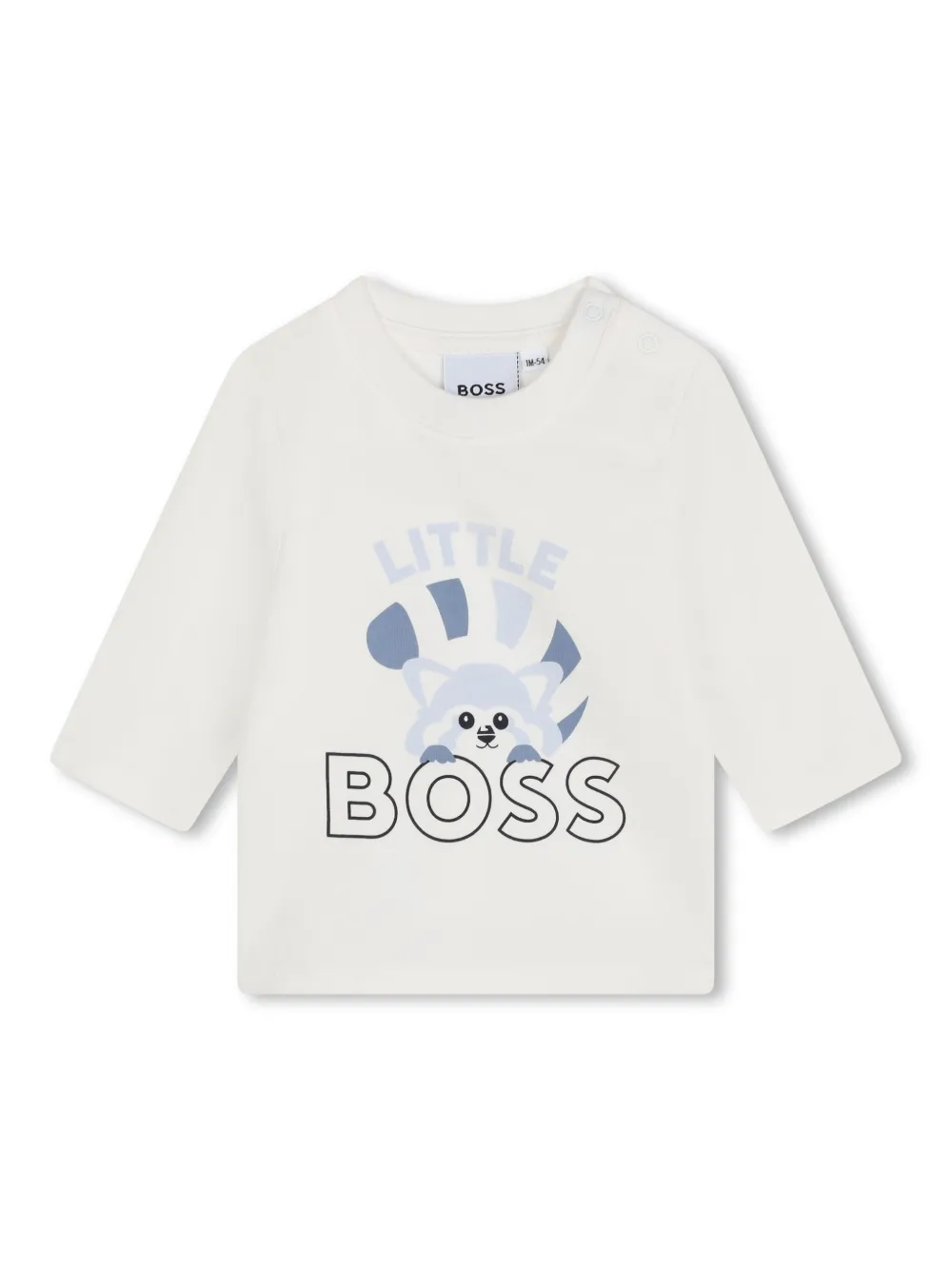 BOSS Kidswear Drie pantalons met geborduurde Red Panda Blauw