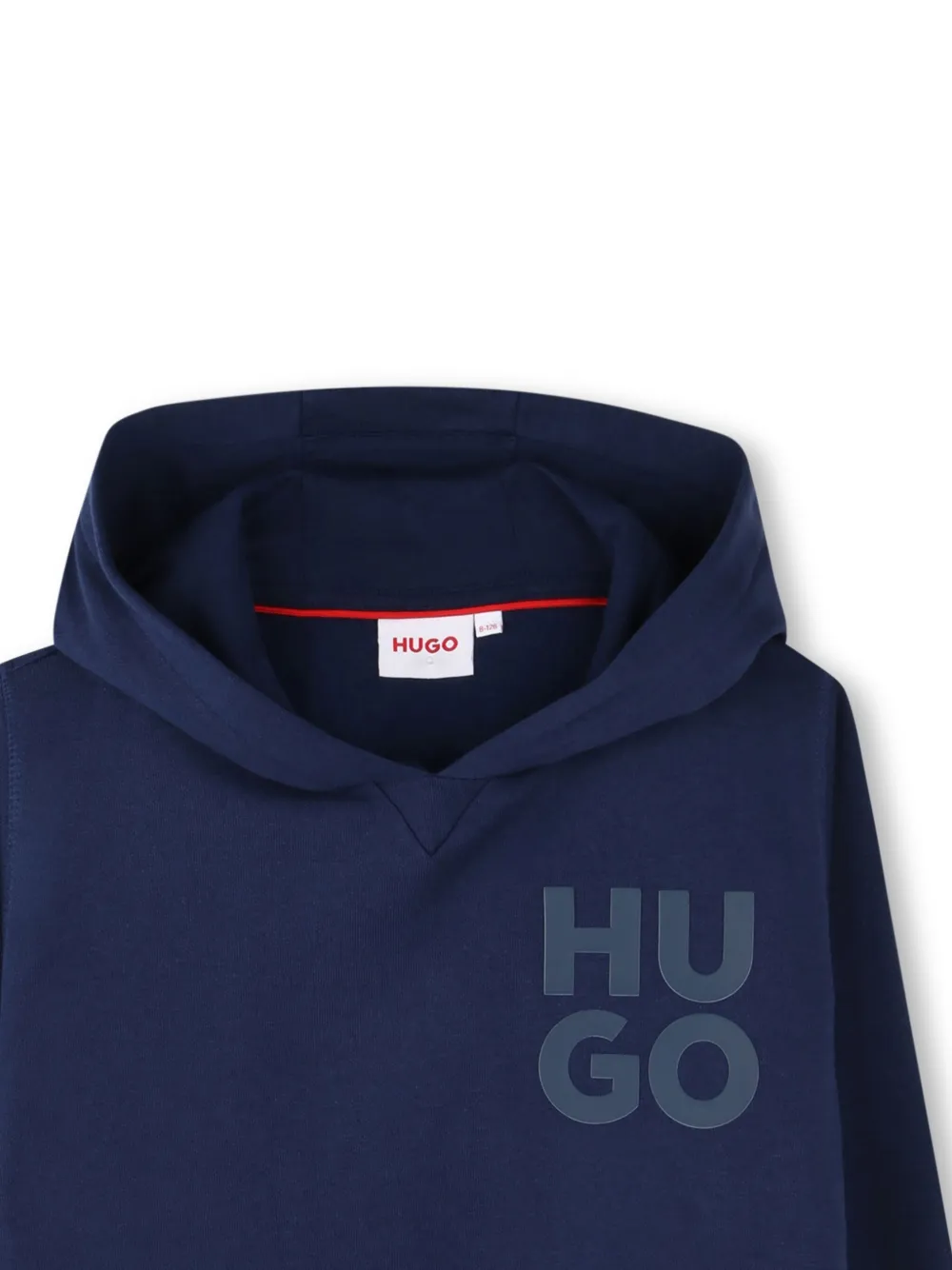 HUGO KIDS Hoodie met logoprint Blauw