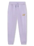 Kenzo Kids cotton blend jogging trousers - Purple