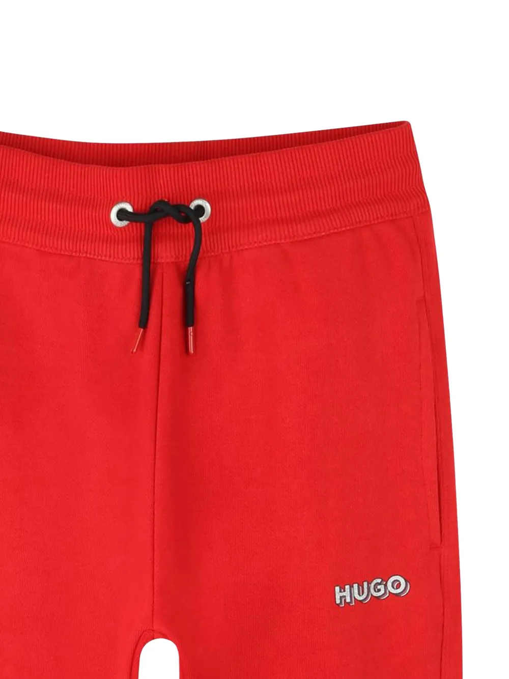 HUGO KIDS Joggingbroek met logoprint Rood
