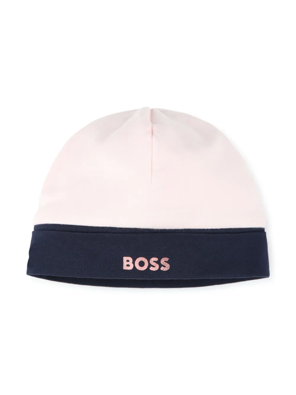 BOSS Kidswear Pyjama en muts met logoprint Roze