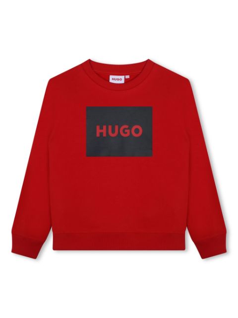 HUGO KIDS logo-print sweatshirt