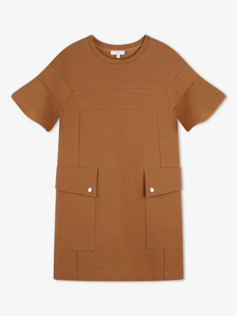 Chloé Kids panelled cotton dress