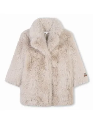 Girls shearling coat hotsell