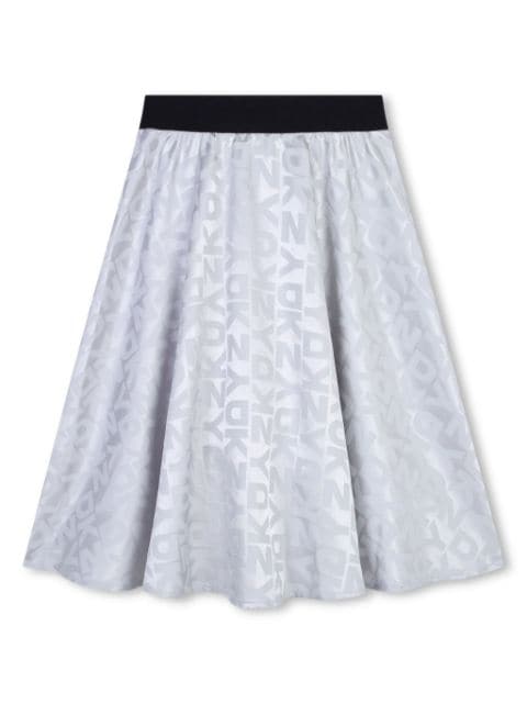 Dkny Kids logo-jacquard skirt