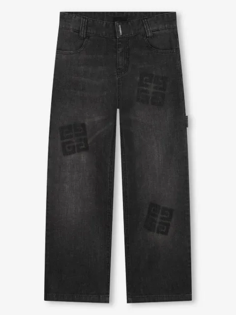 Givenchy Kids 4G adjustable-waist jeans