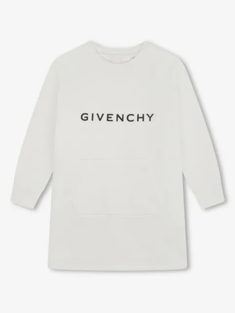 Givenchy Kids Jerseykleid mit rundem Ausschnitt