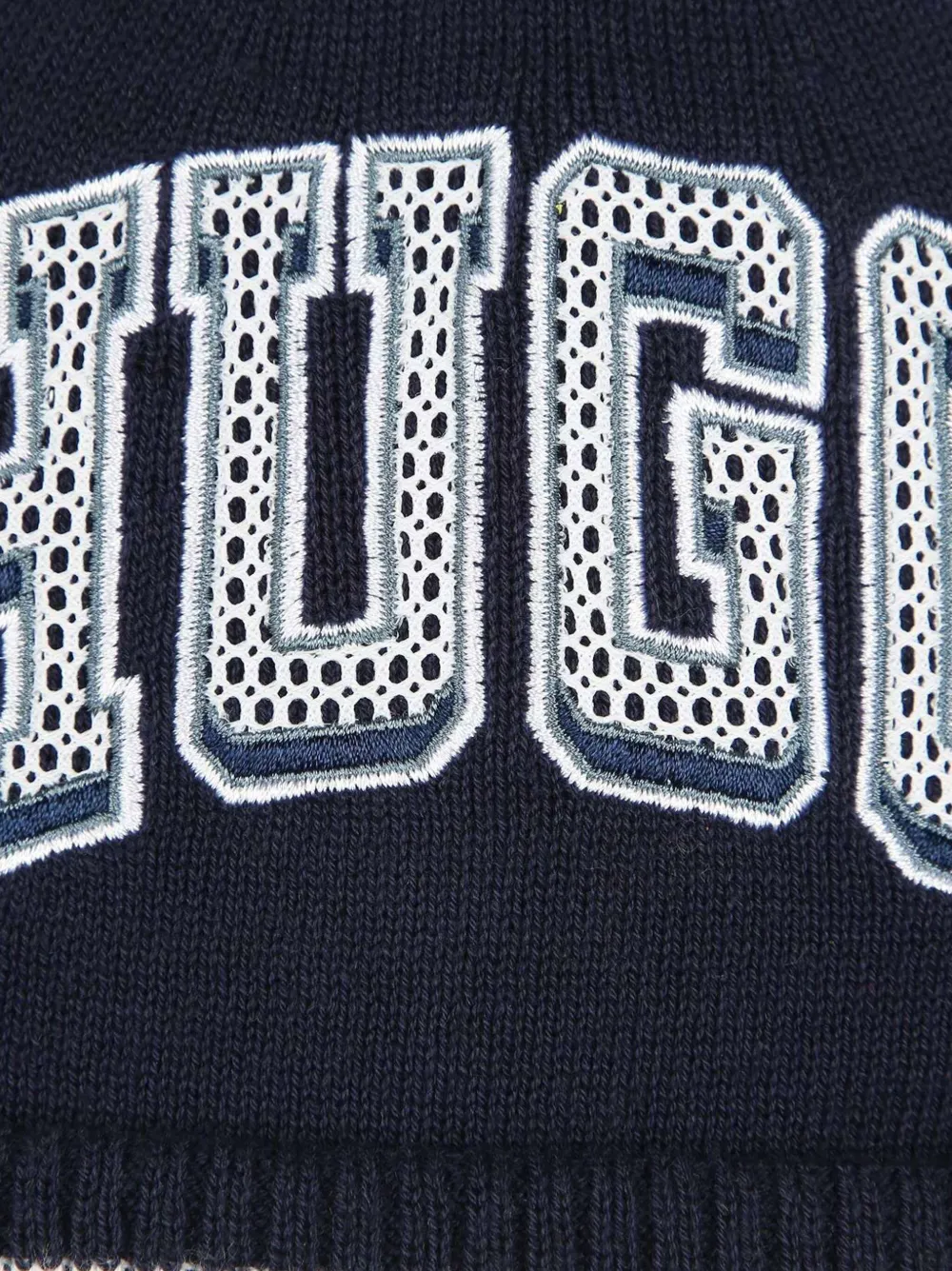 HUGO KIDS Muts met geborduurd logo Blauw