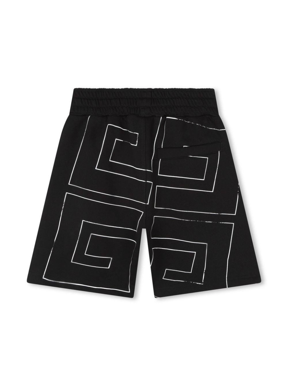 Givenchy Kids 4G-print cotton track shorts - Zwart