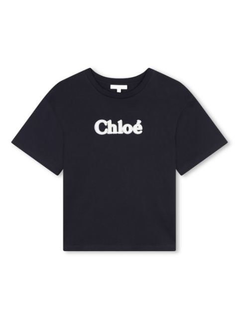 logo-print cotton T-shirt