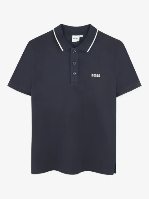 BOSS Kidswear playera tipo polo manga corta