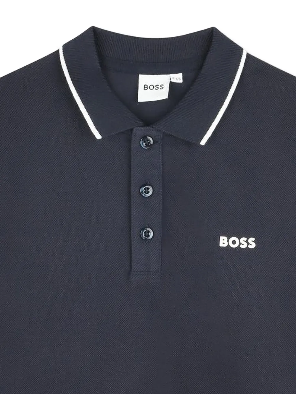 BOSS Kidswear short-sleeved tipped polo shirt | Boys Polo Shirts | Image 2