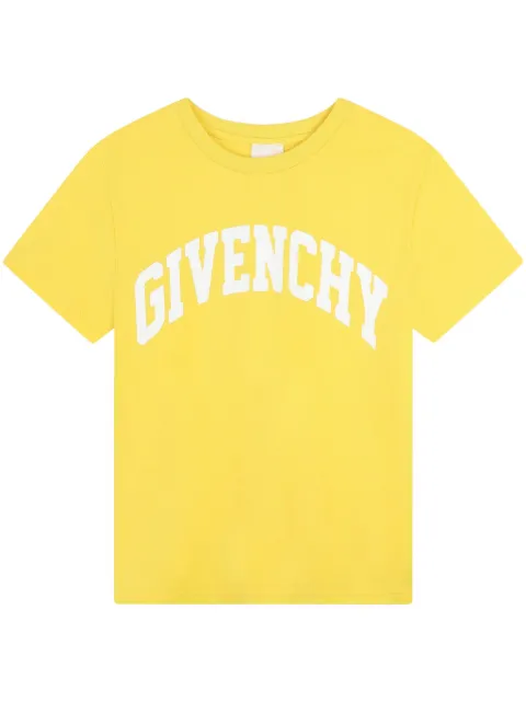 Givenchy Kids playera con logo estampado