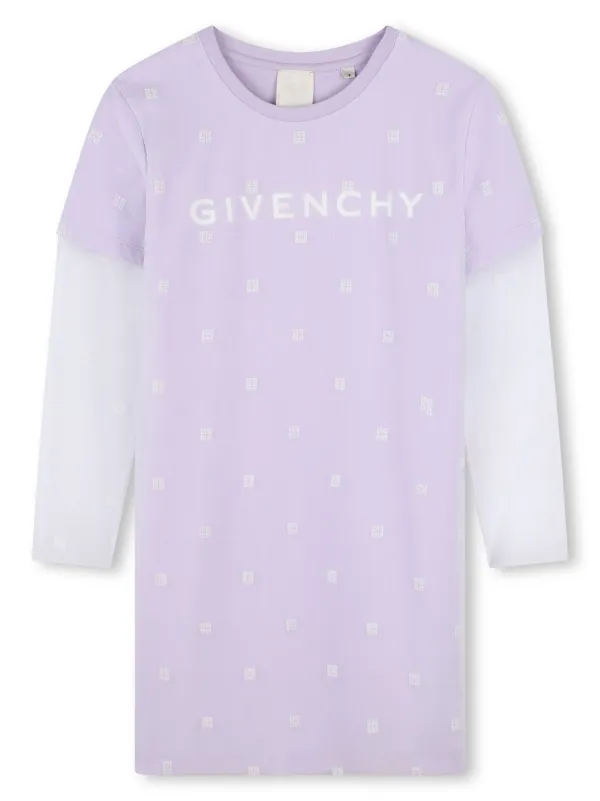 Givenchy Kids レイヤード Tシャツワンピース | マルチカラー