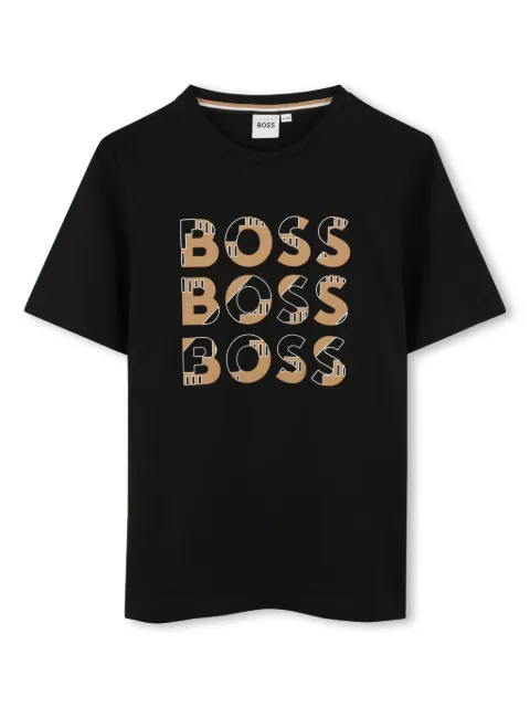 BOSS Kidswear logo-print T-shirt 