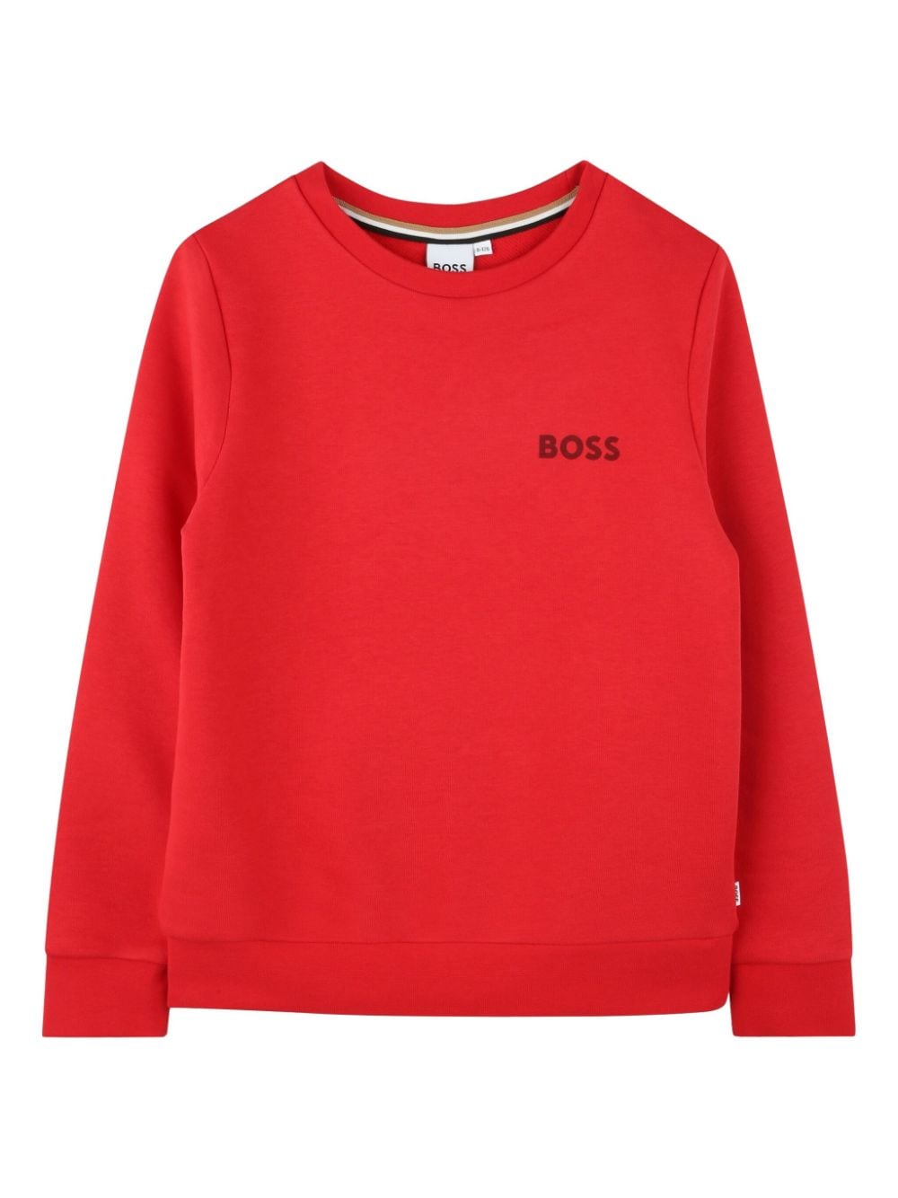 Shop Bosswear Logo-print Sweatshirt In Red