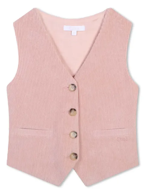 Chloé Kids waistcoat buttoned jacket